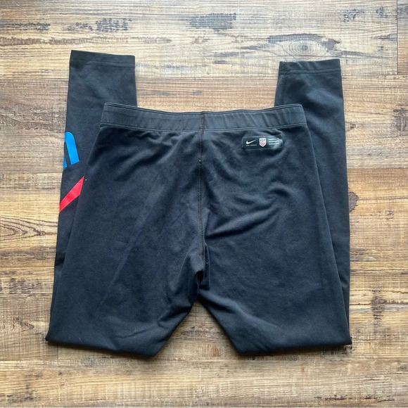 Nike Football Womens USA Black Compression Leggings Size Medium - Picture 6 of 9